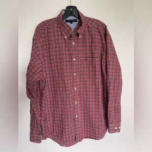 Tommy Hilfiger Casual Long Sleeve Classic Red Checked